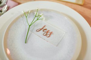 Rectangular Place Card